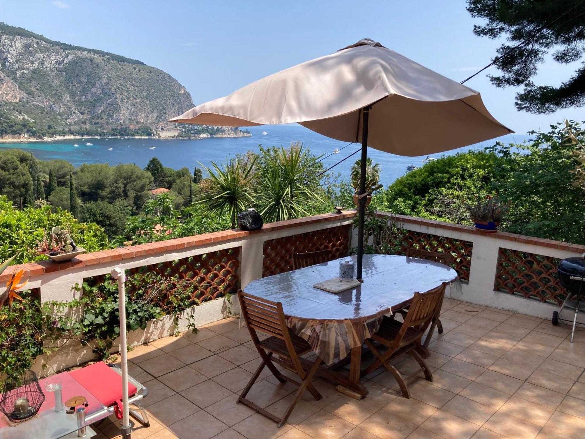 Appartement Independant Dans Villa Eze Bord De Mer Exterior foto
